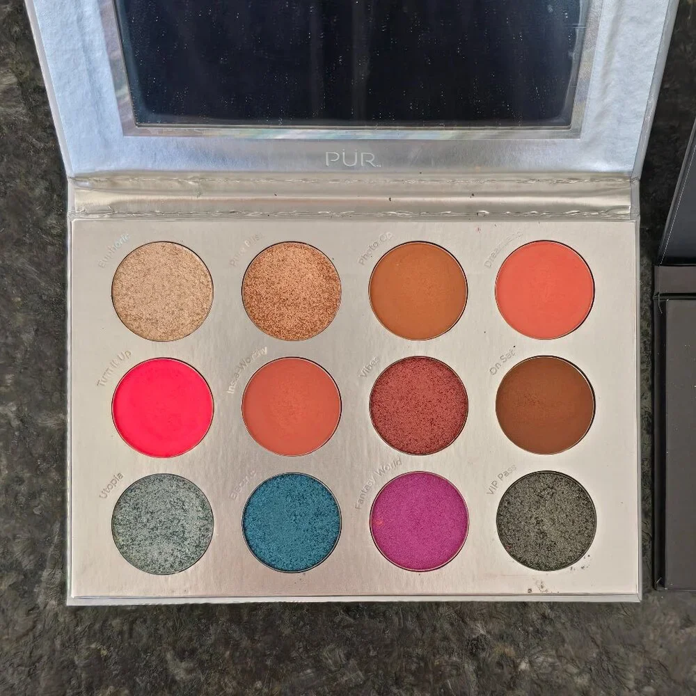 PUR Festival Eyeshadow Palette + Bonus Generic Eyeshadow Palette Bundle